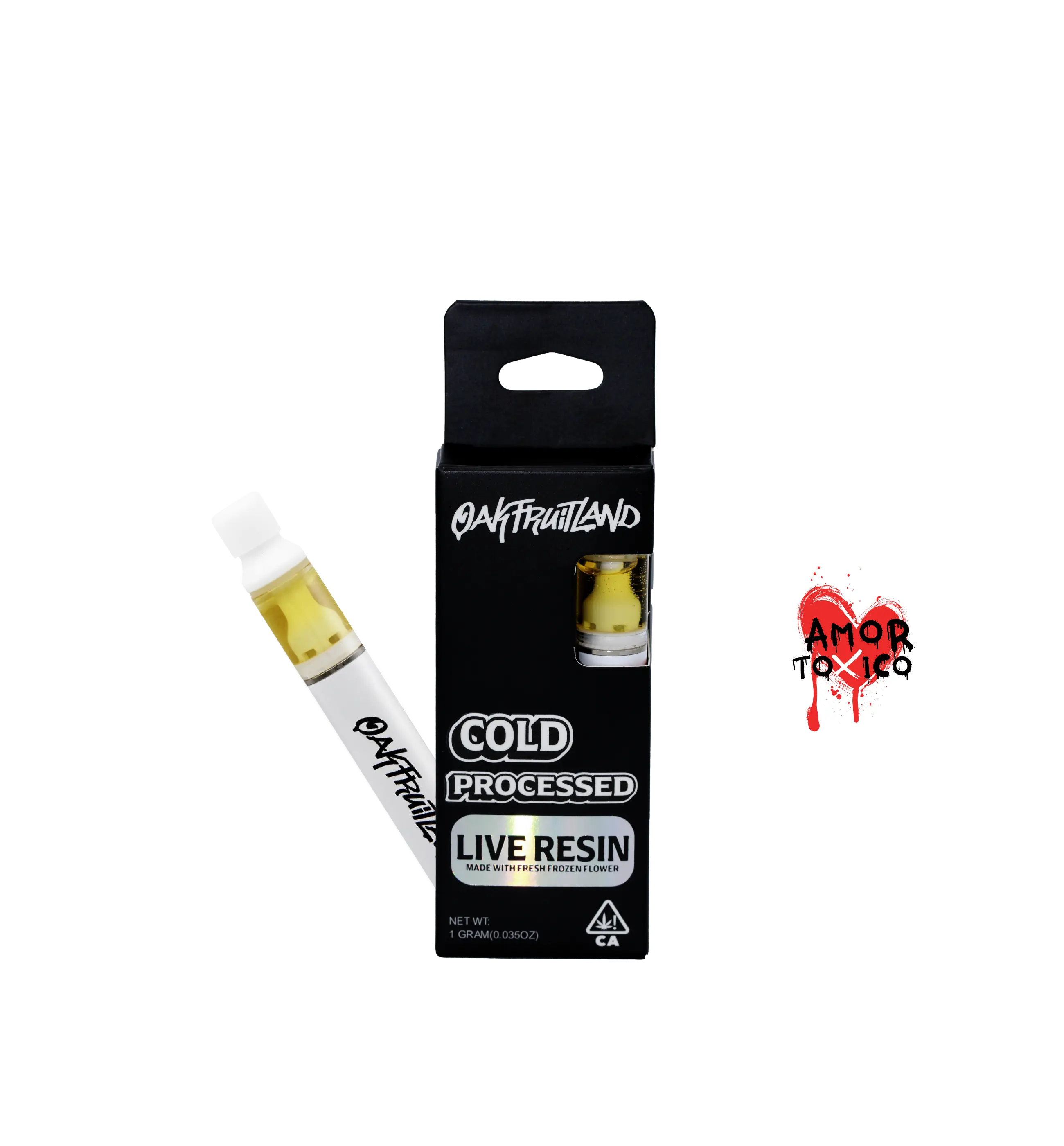 Amor Toxico AIO 1g Live Resin Series Oakfruitland