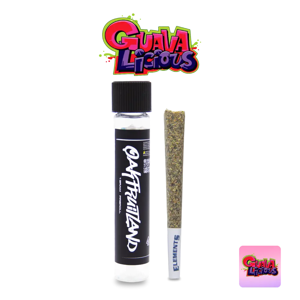 GUAVALICIOUS PRE ROLL 1G - SINGLE PACK SERIES Oakfruitland