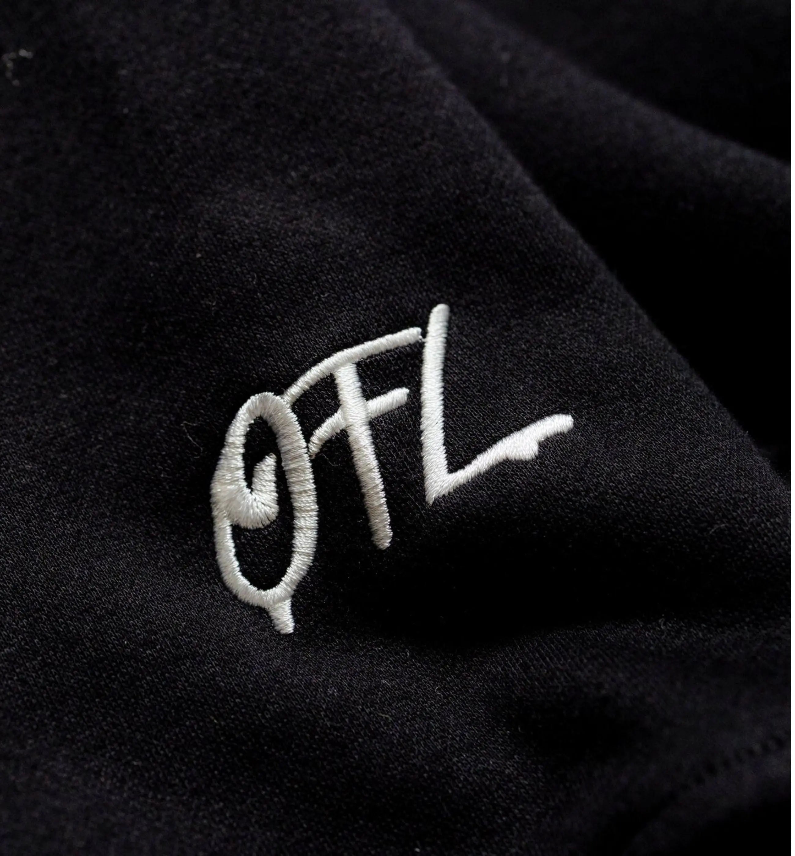 Oakfruitland Black Crewneck Sweatshirt Oakfruitland