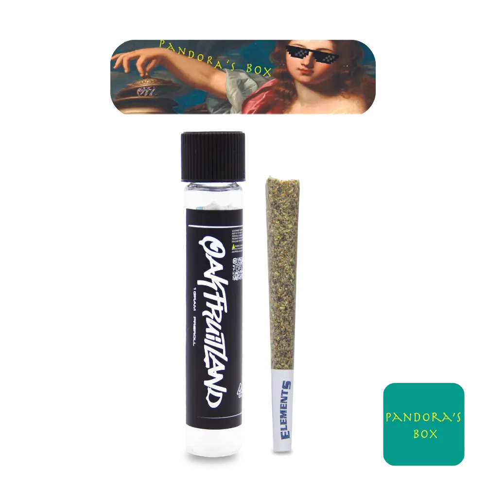 PANDORA’S BOX PRE ROLL 1G - SINGLE PACK SERIES Oakfruitland