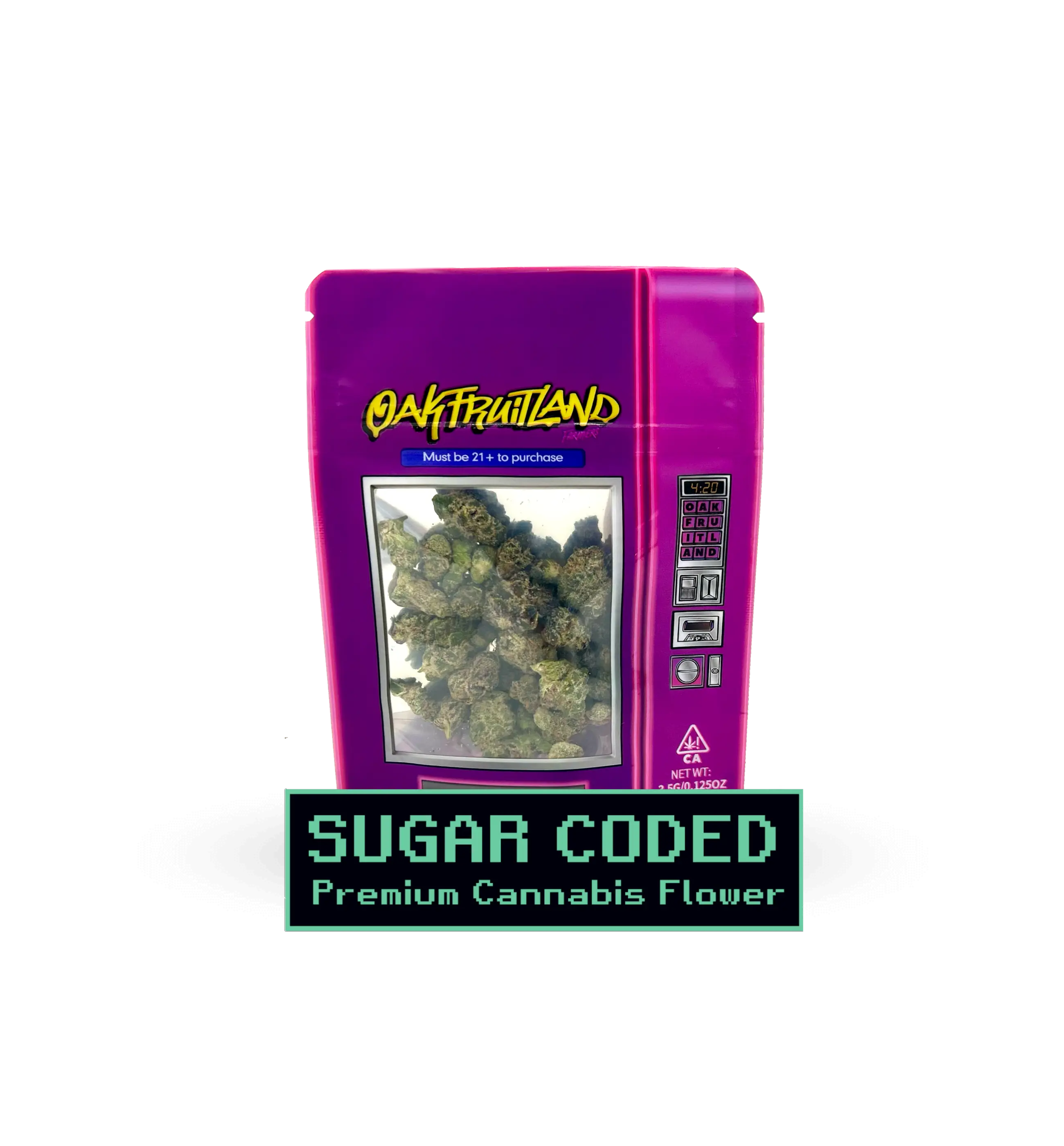 SUGAR CODED PREMIUM FLOWER 3.5g - FUNSIZE SERIES  Oakfruitland