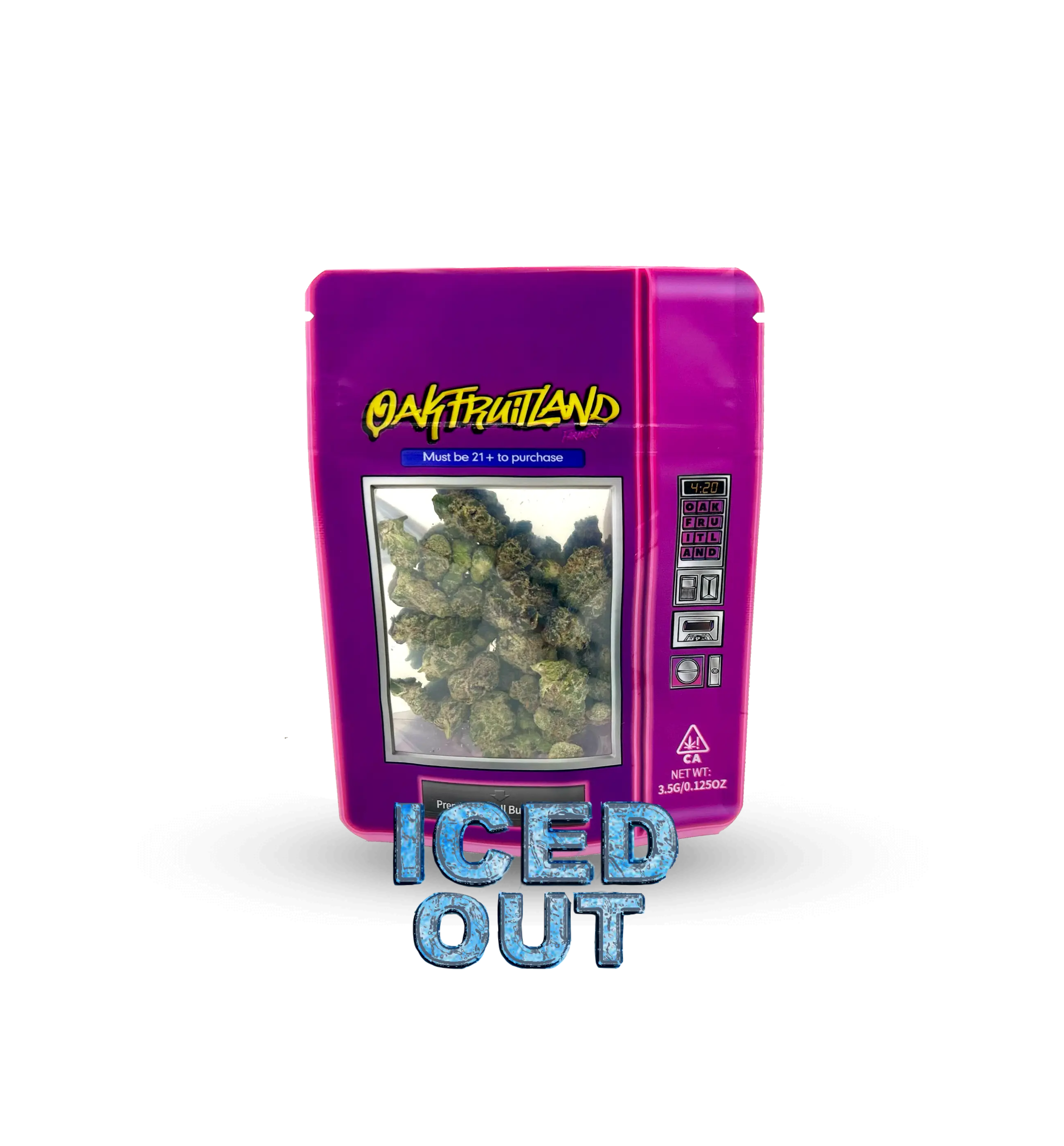 ICED OUT PREMIUM FLOWER 3.5g - FUNSIZE SERIES  Oakfruitland