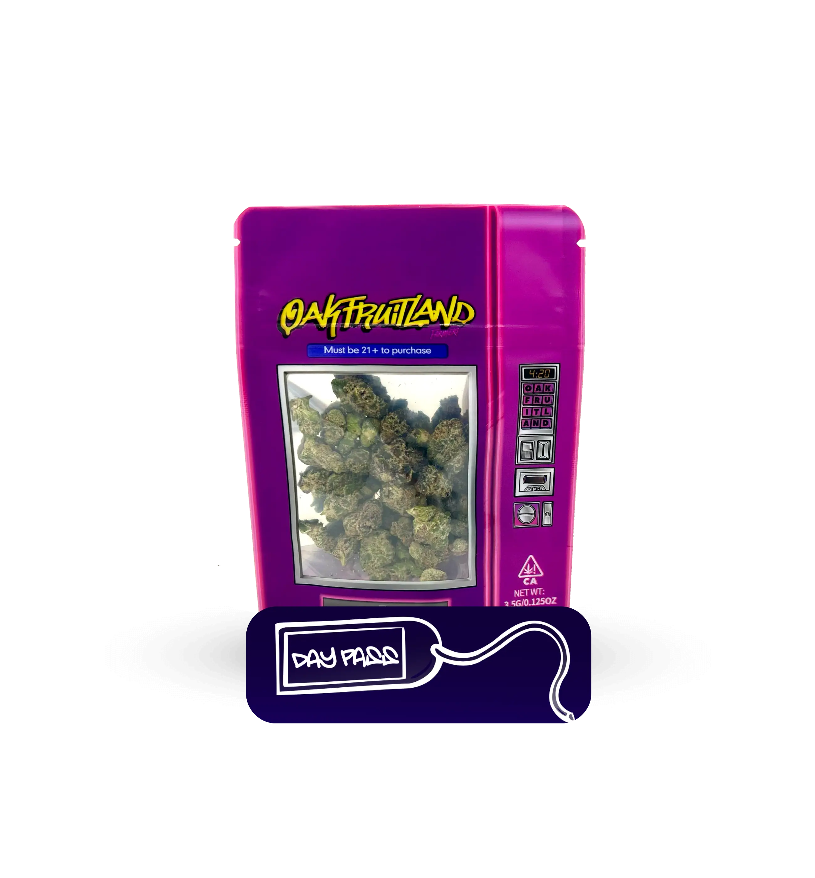 DAY PASS PREMIUM FLOWER 3.5g - FUNSIZE SERIES  Oakfruitland