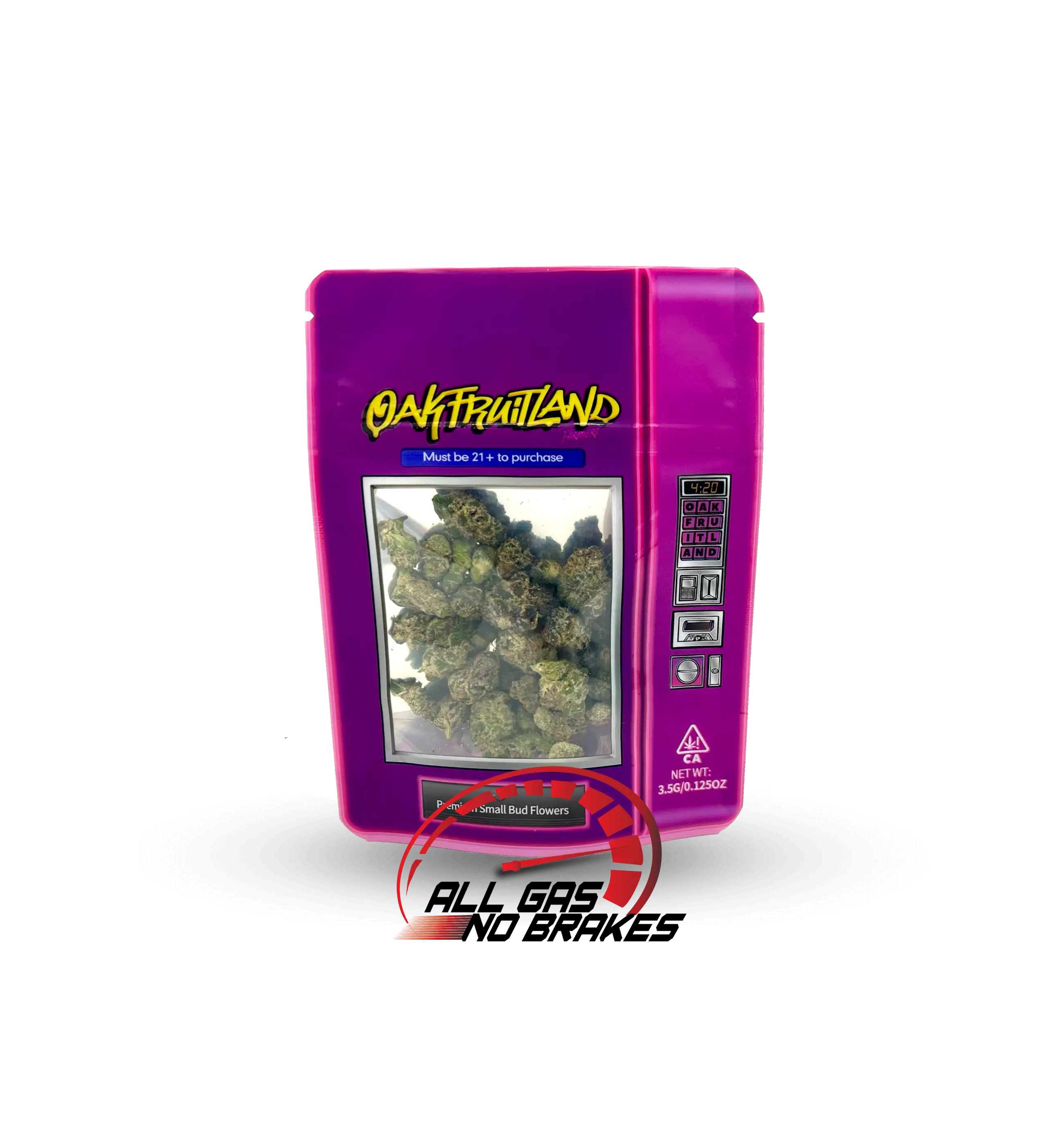 ALL GAS NO BRAKES PREMIUM FLOWER 3.5g - FUNSIZE SERIES  Oakfruitland