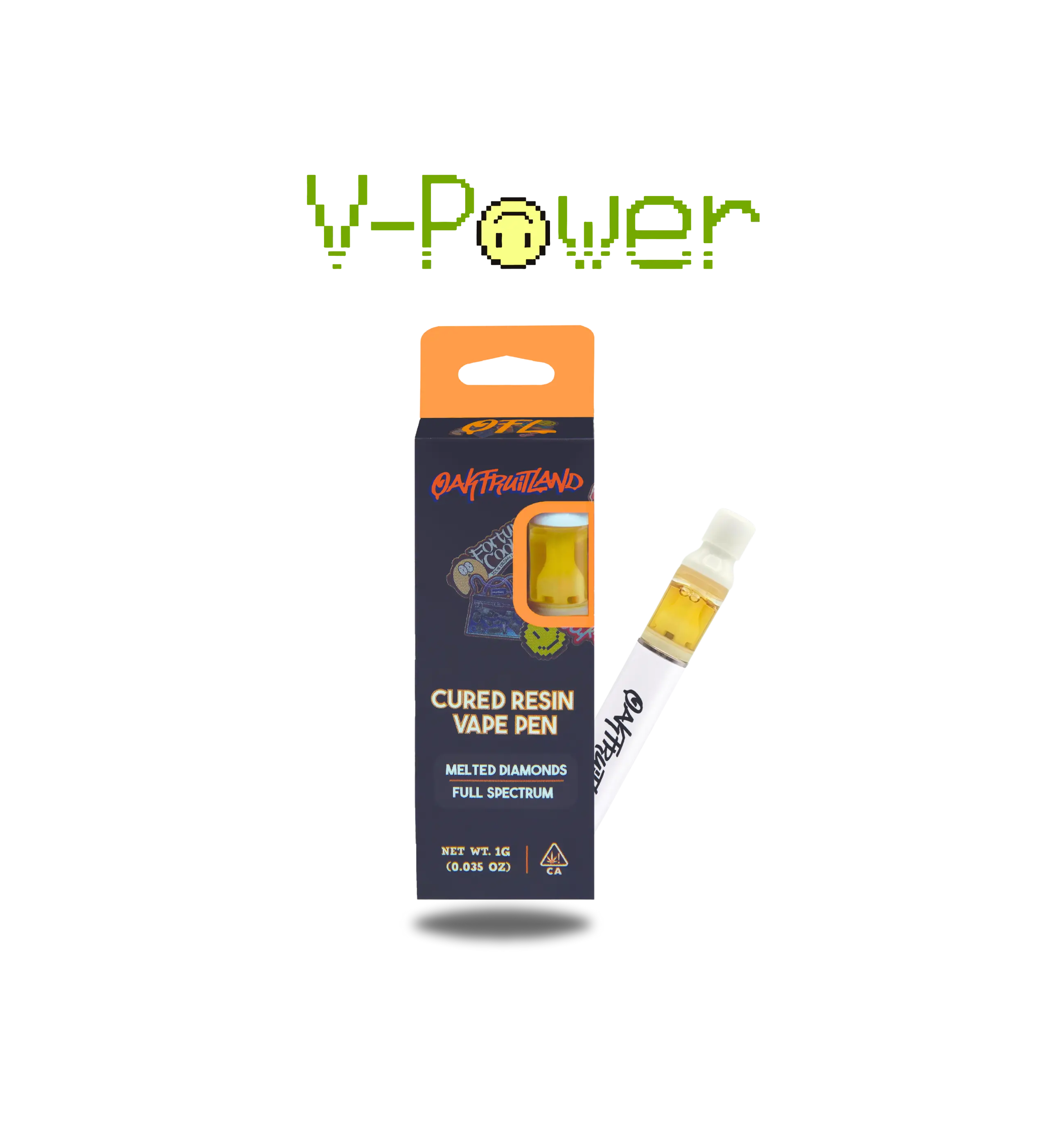 V-POWER DISPOSIBLE VAPE - CURED RESIN SERIES  Oakfruitland