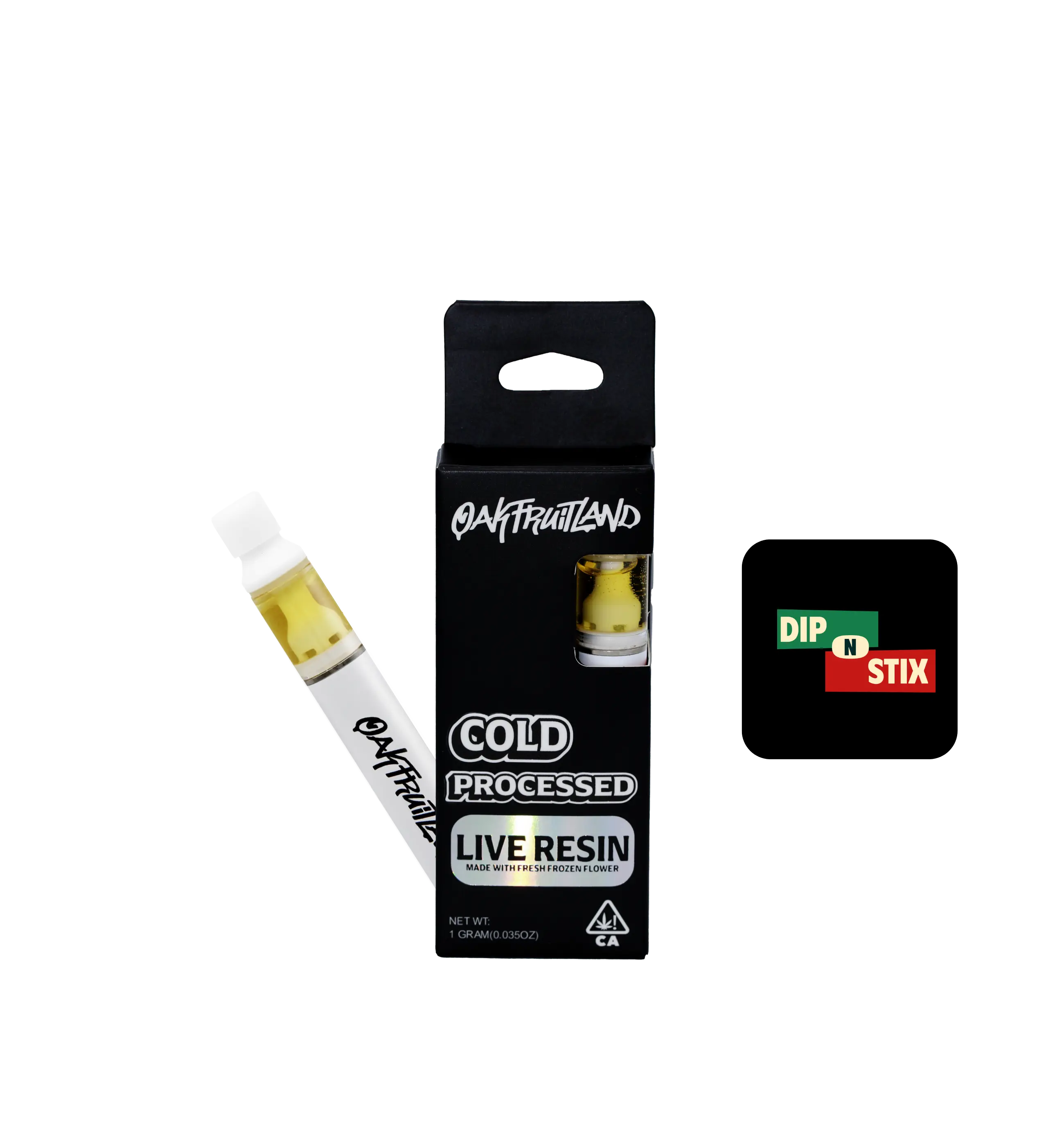 Dip N Stix AIO 1g Live Resin Series  Oakfruitland