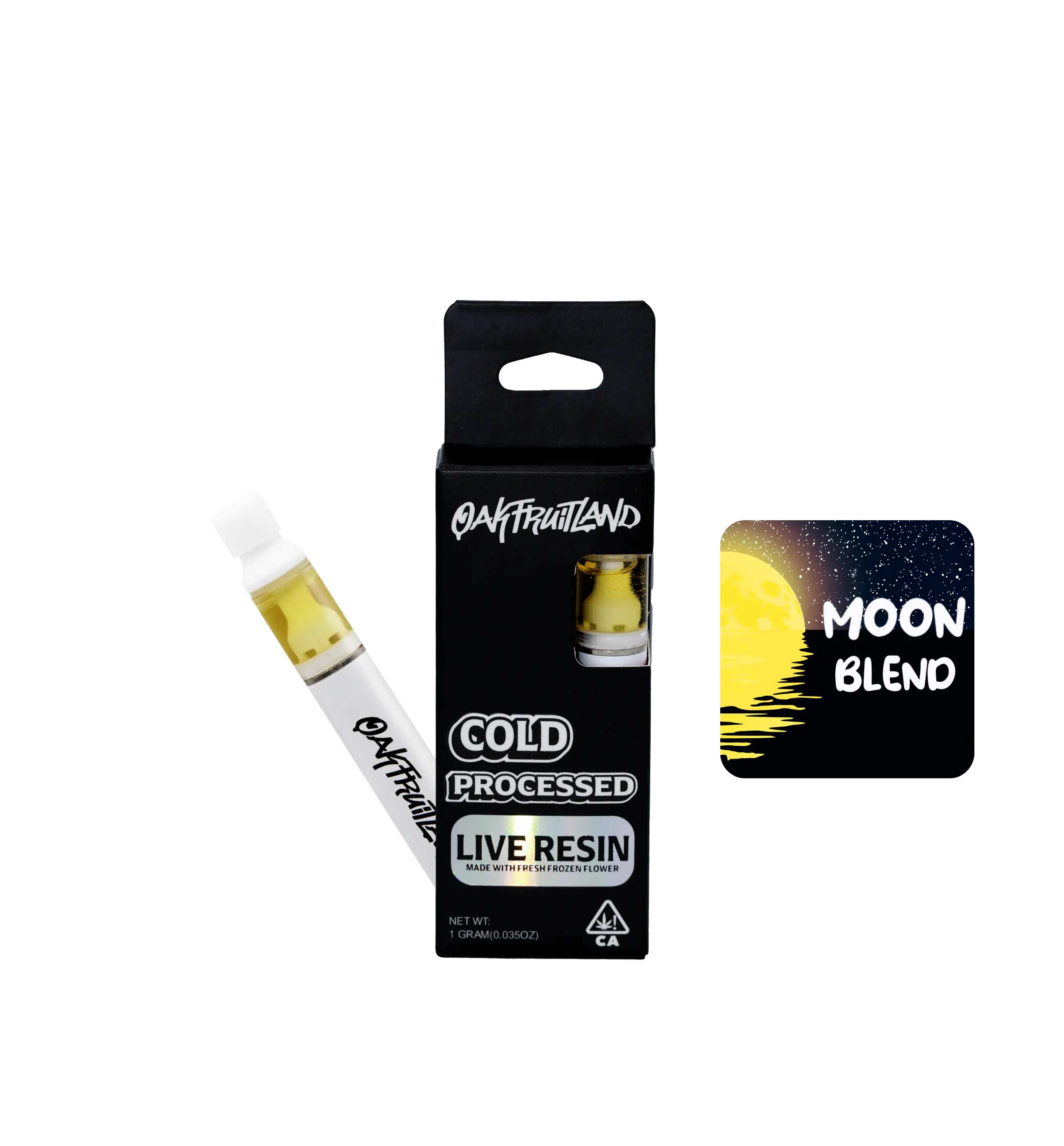 Moon Blend AIO 1g Live Resin Series  Oakfruitland