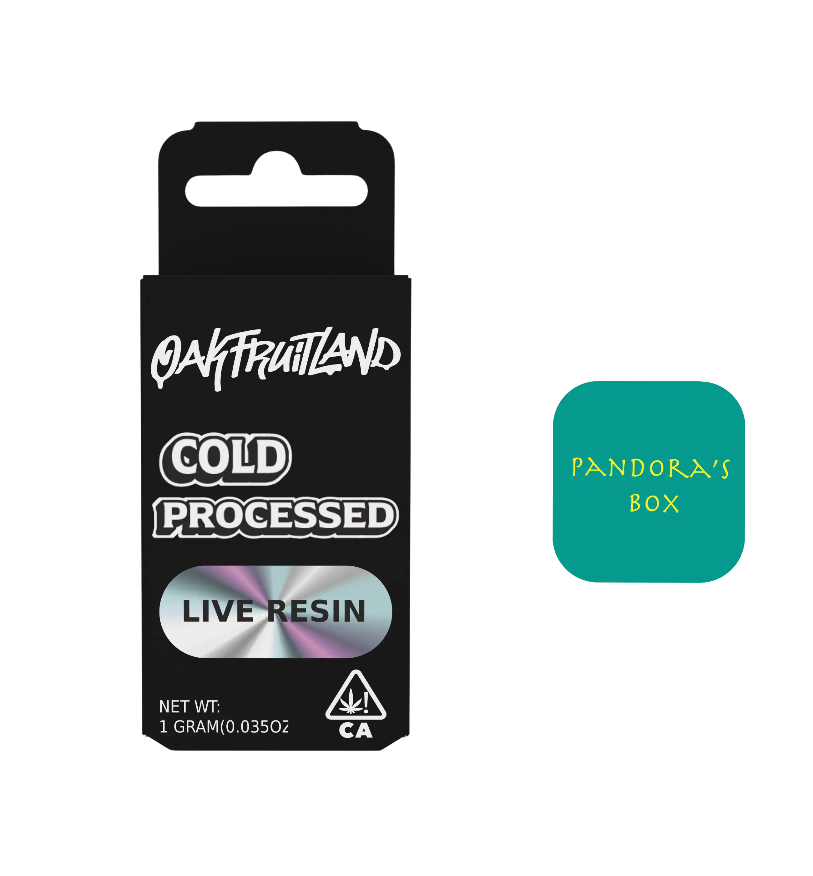 Pandora's Box 510 Cart 1g Live Resin Series  Oakfruitland