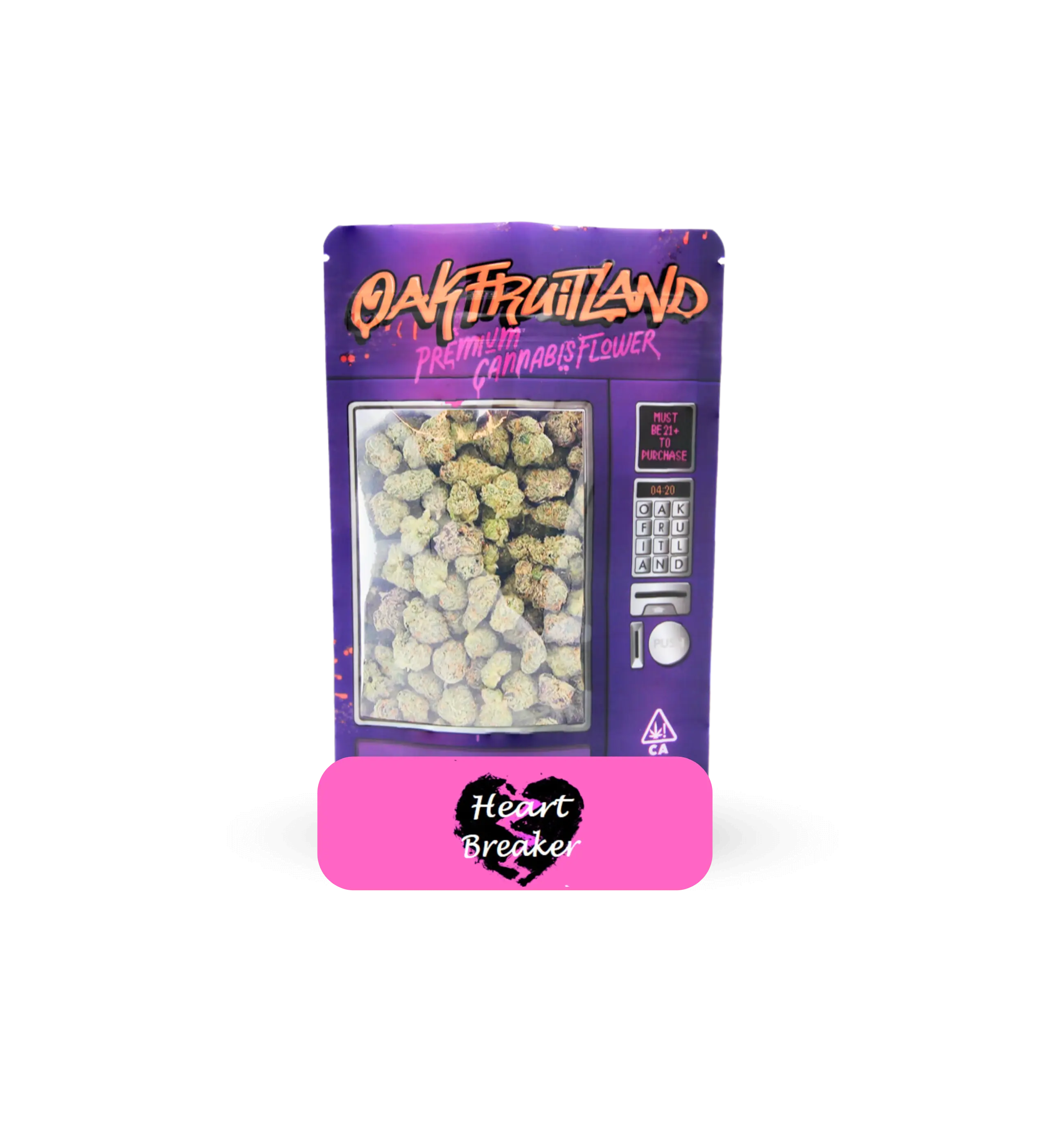 HEART BREAKER PREMIUM FLOWER 14g- FUNSIZE SERIES  Oakfruitland