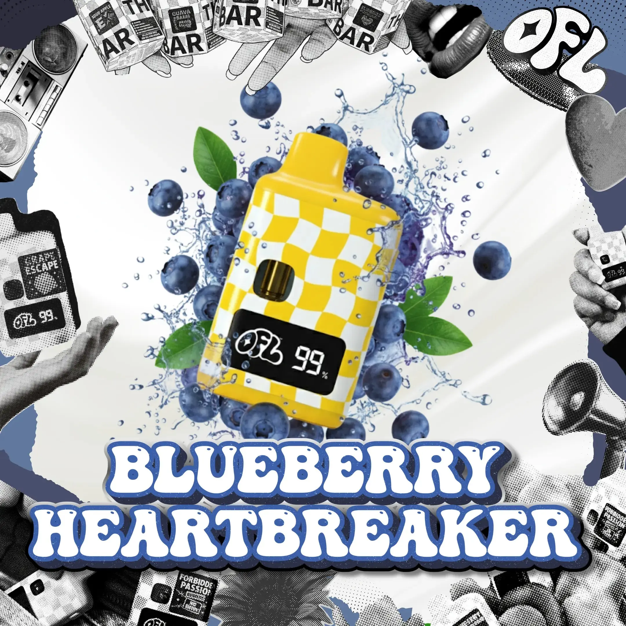 Blueberry Heartbreaker Cured Resin LQD AIO Vape 1g - MagicTerp Series  Oakfruitland