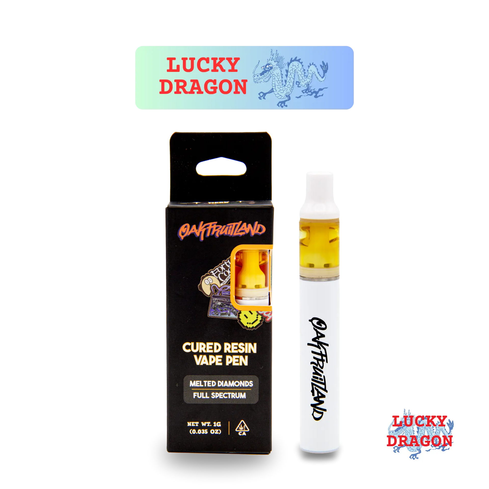LUCKY DRAGON AIO VAPE 1G - CURED RESIN SERIES – Oakfruitland