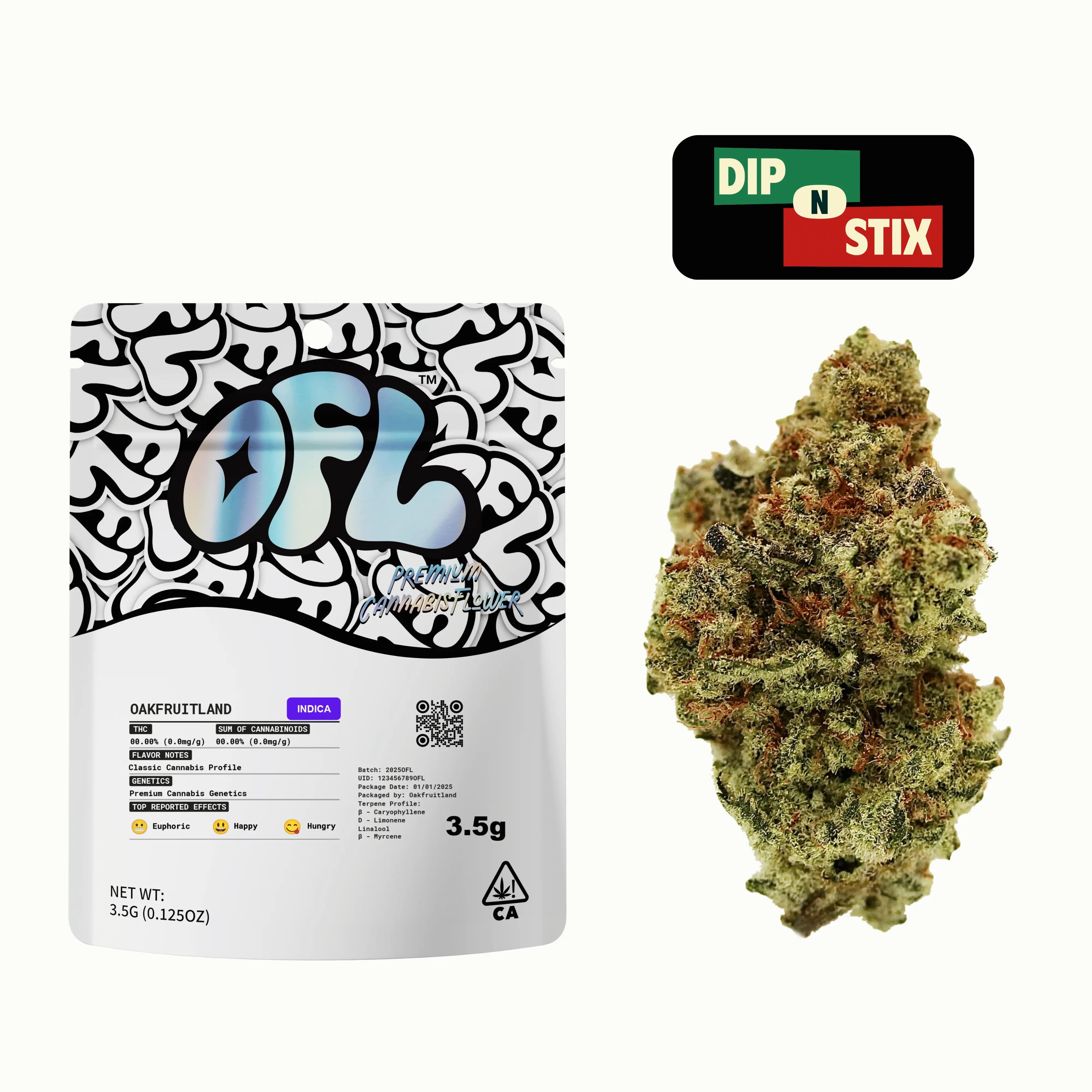 DIP N STIX PREMIUM FLOWER 3.5g - BLACK LABEL SERIES  Oakfruitland