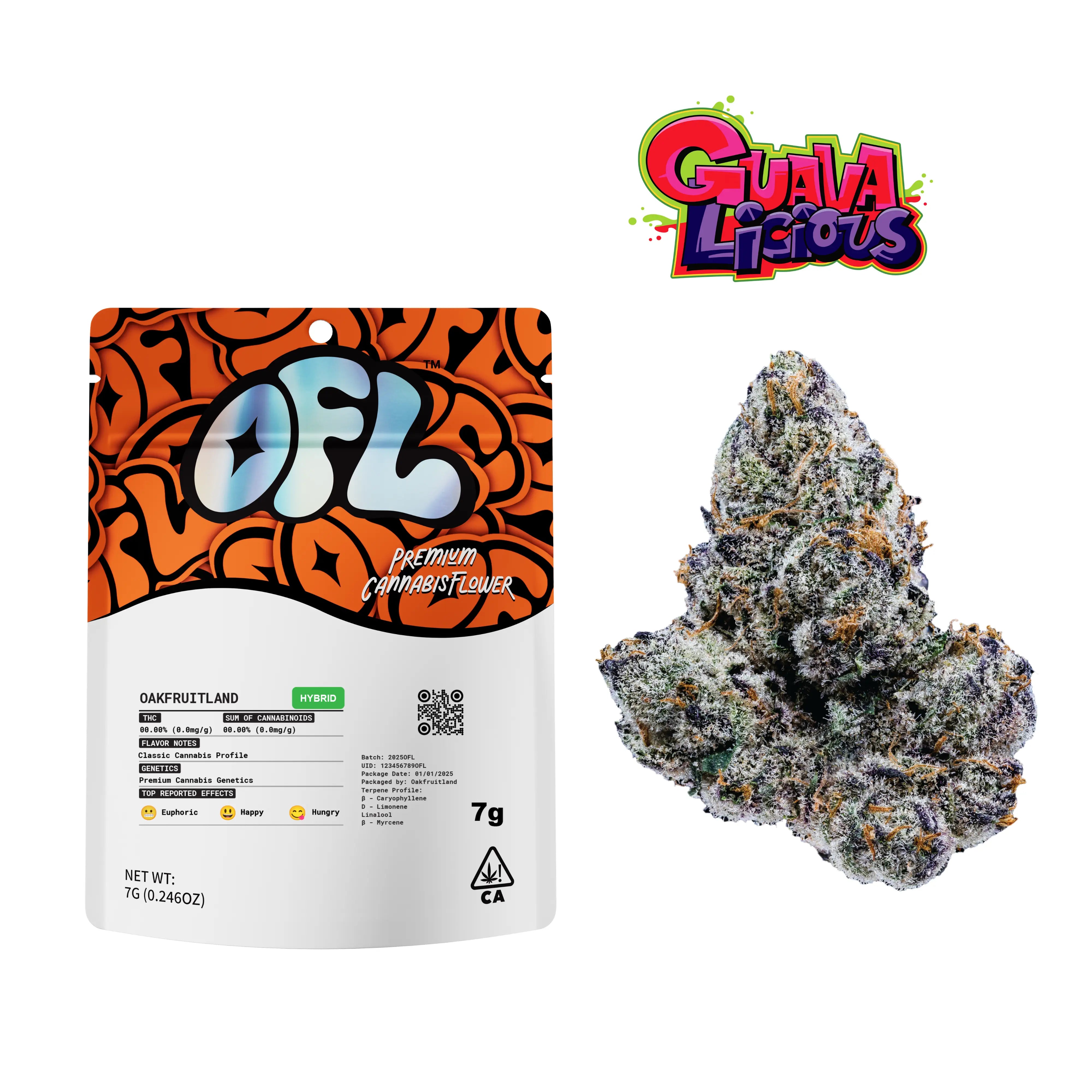 Guavalicious Premium Flower 7G - White Label Series | Oakfruitland