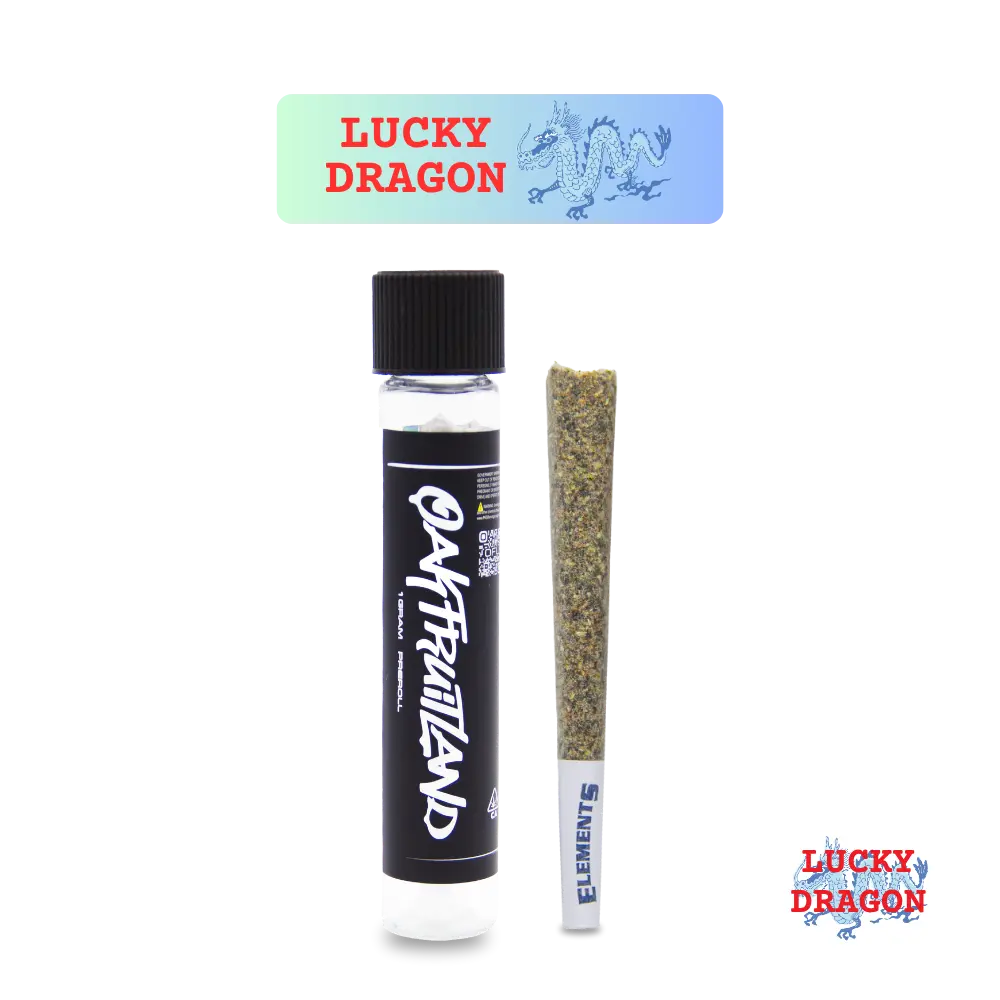 LUCKY DRAGON PRE ROLL 1G - SINGLE PACK SERIES  Oakfruitland