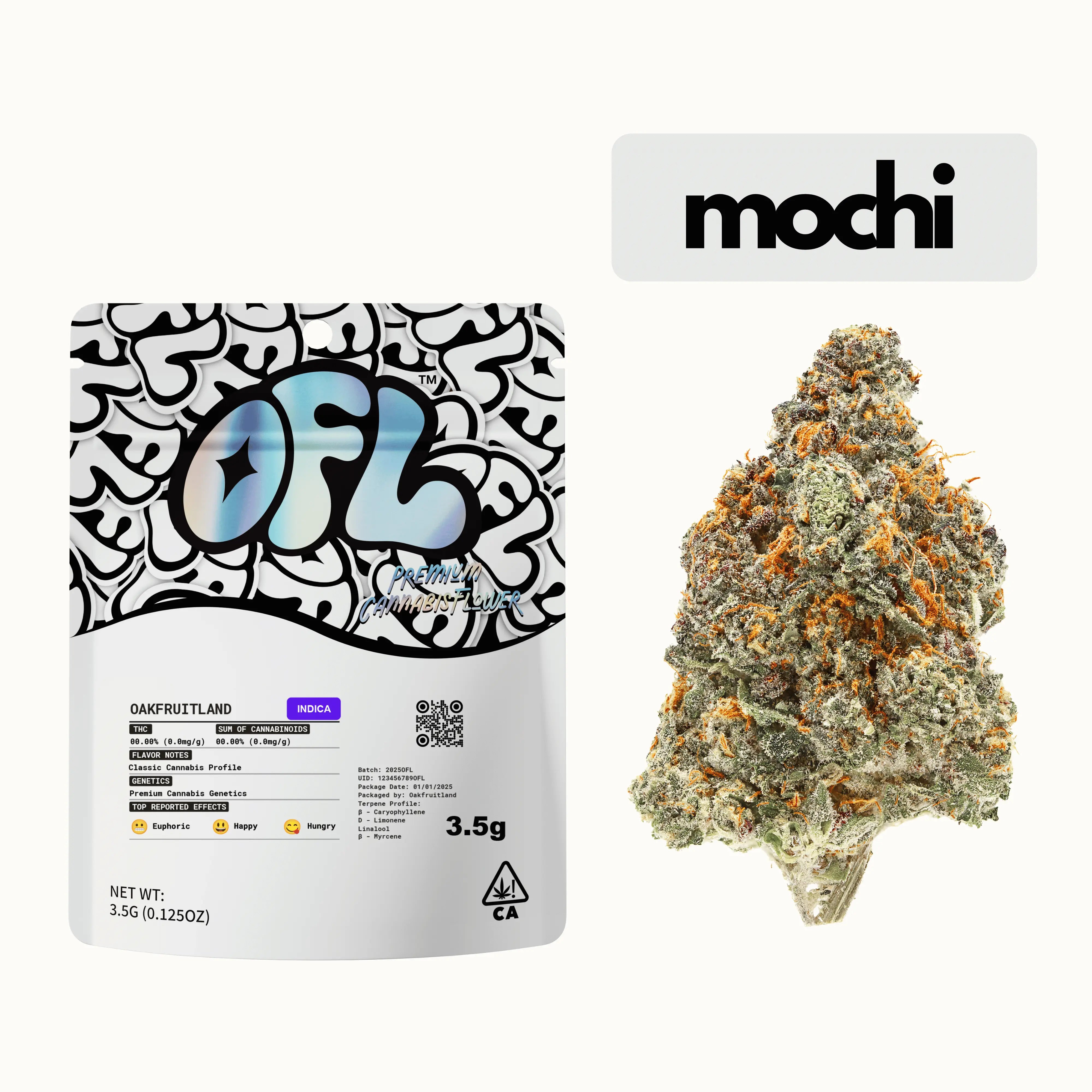 MOCHI PREMIUM FLOWER 3.5g - BLACK LABEL SERIES  Oakfruitland