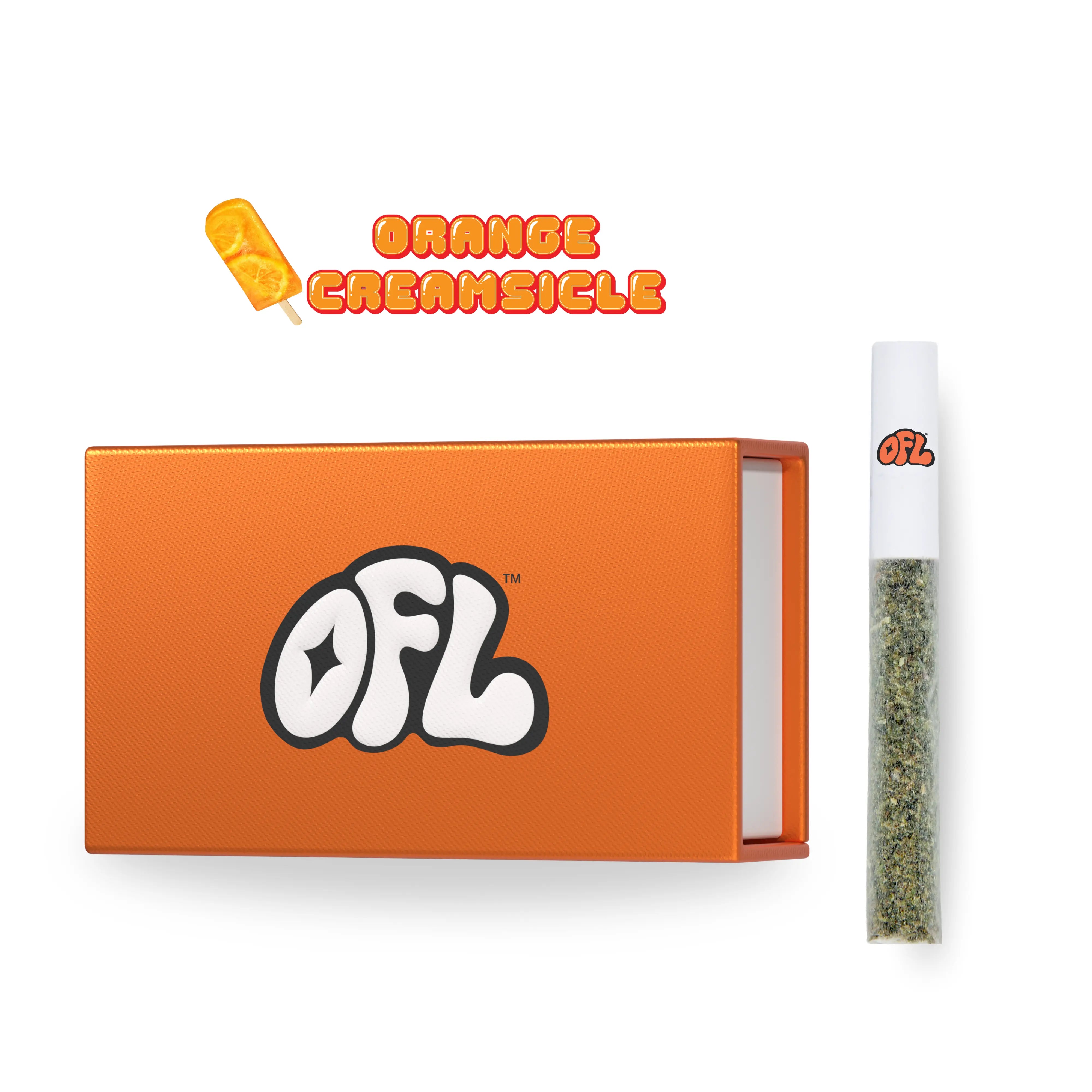 Orange Creamsicle Premium 5PK 3.5G Pre-Rolls  Oakfruitland