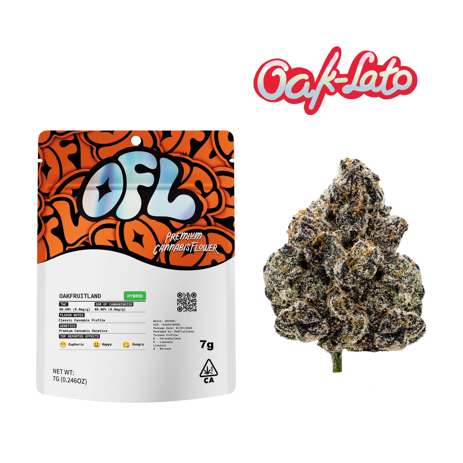 Oak-Lato Premium Flower 7g - White Label Series | Oakfruitland