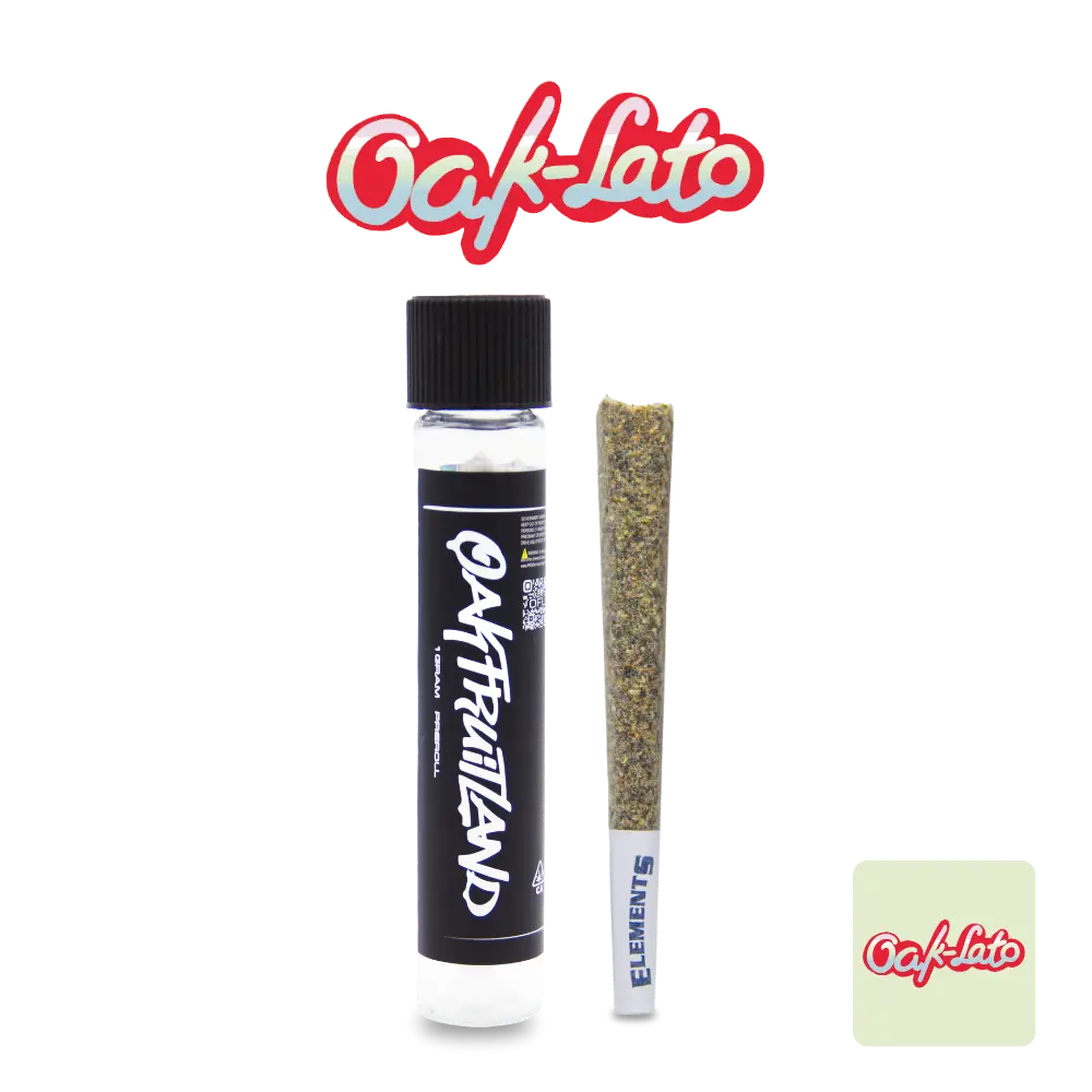 OAK-LATO PRE ROLL 1G - SINGLE PACK SERIES  Oakfruitland