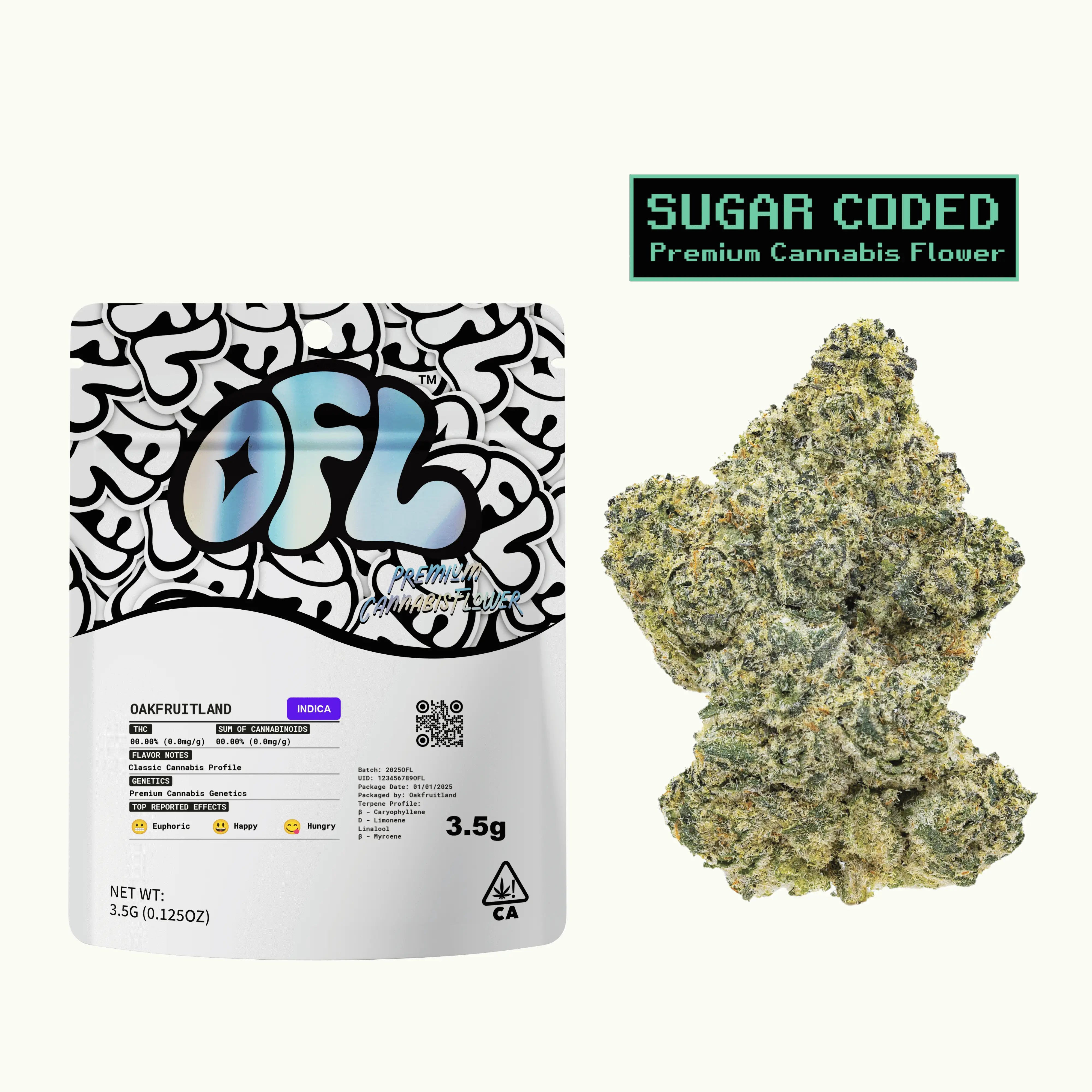 SUGAR CODED PREMIUM 3.5 GRAMS - CORE SERIES | WEED STRAINS | Oakfruitland  Oakfruitland