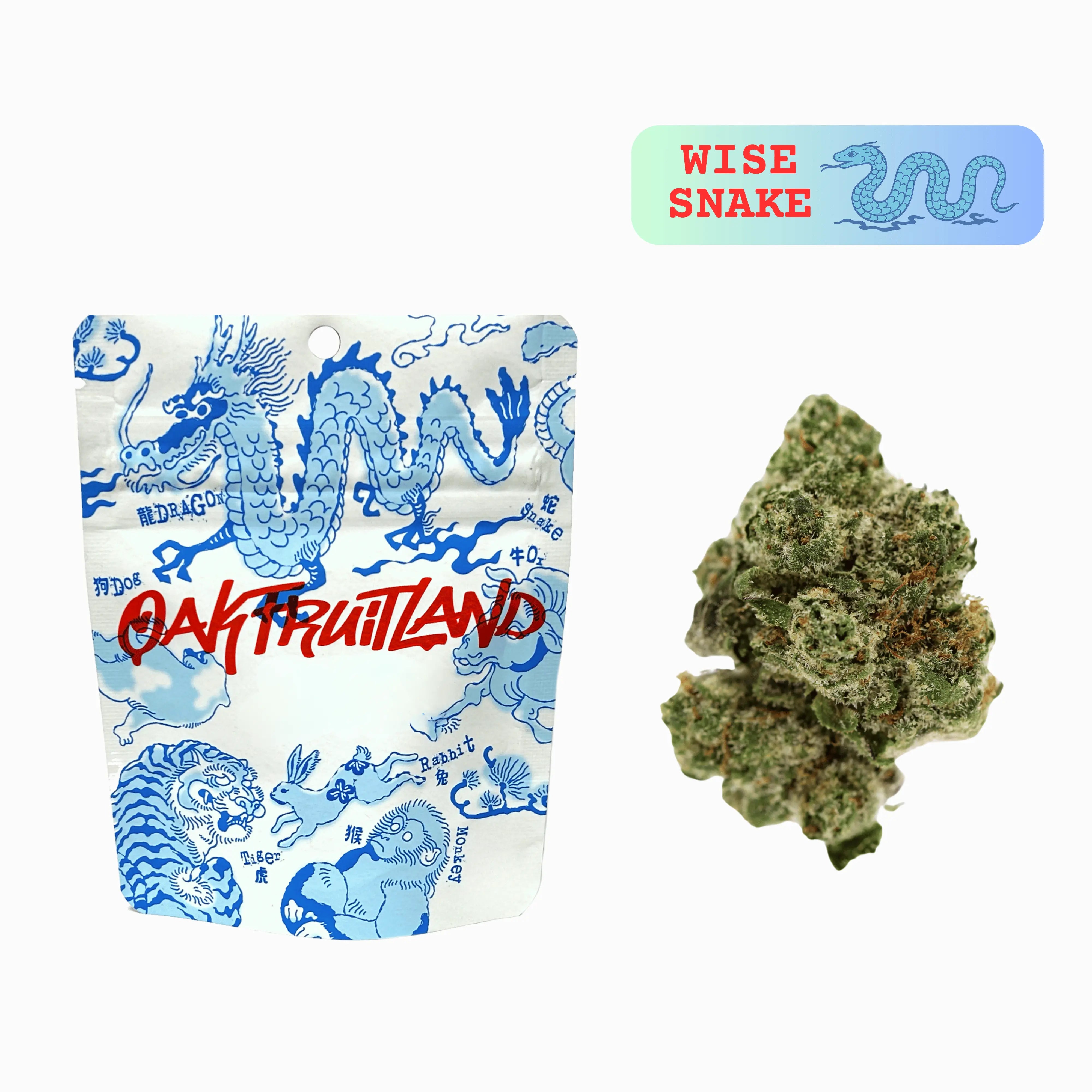 WISE SNAKE Premium Flower 3.5g - Zodiac Series | Oakfruitland