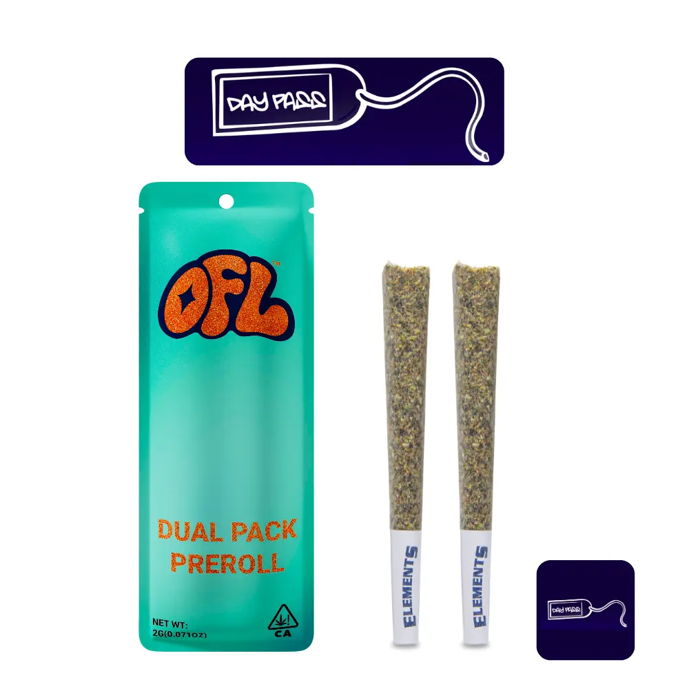 DAY PASS PREROLL 2g - DUAL PACK SERIES  Oakfruitland