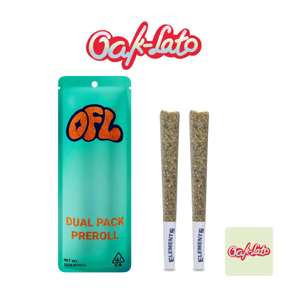 OAK-LATO PREROLL 2g - DUAL PACK SERIES  Oakfruitland